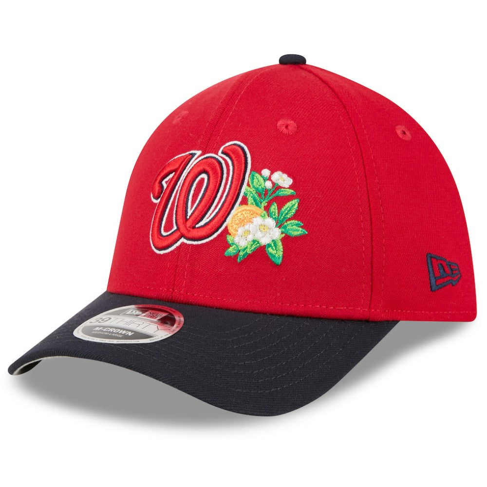 Washington Nationals 2026 Spring Training M-Crown 39THIRTY Flex Hat - Red/Navy | New Era