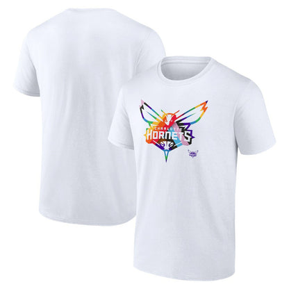Charlotte Hornets Team Logo Pride T-Shirt - White shop