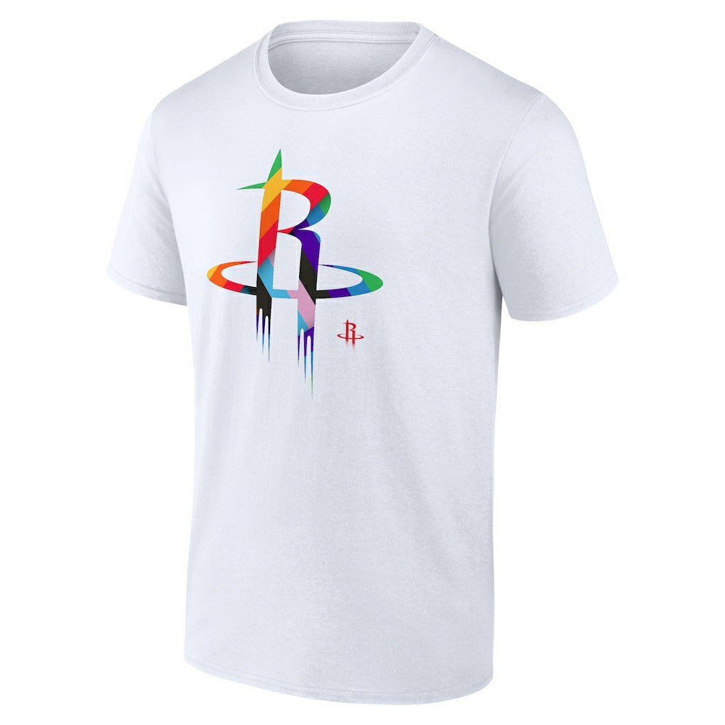 Houston Rockets Team Logo Pride T-Shirt - White online
