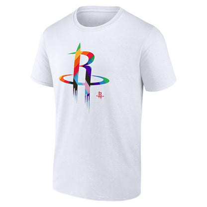 Houston Rockets Team Logo Pride T-Shirt - White online