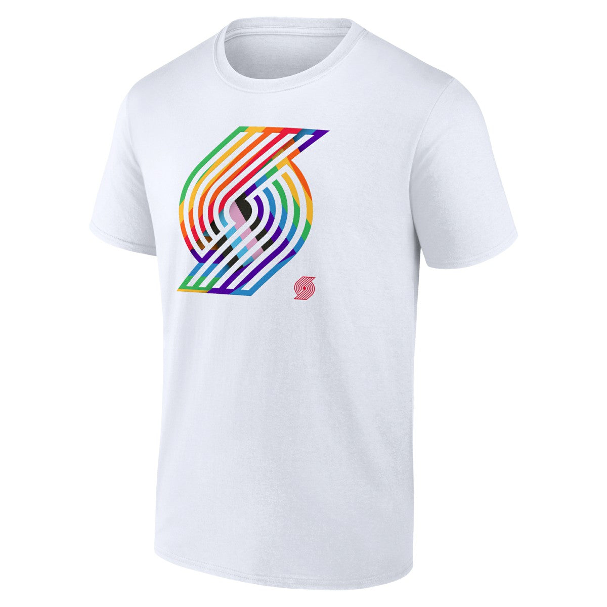 Portland Trail Blazers Team Logo Pride T-Shirt - White online