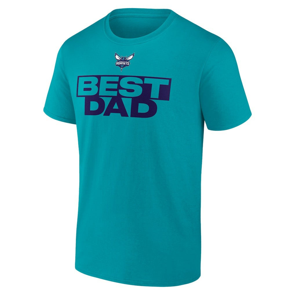 Charlotte Hornets Greatest Dad T-Shirt - Teal discount