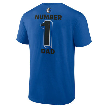 Dallas Mavericks #1 Dad Jersey T-Shirt sale - Blue shop