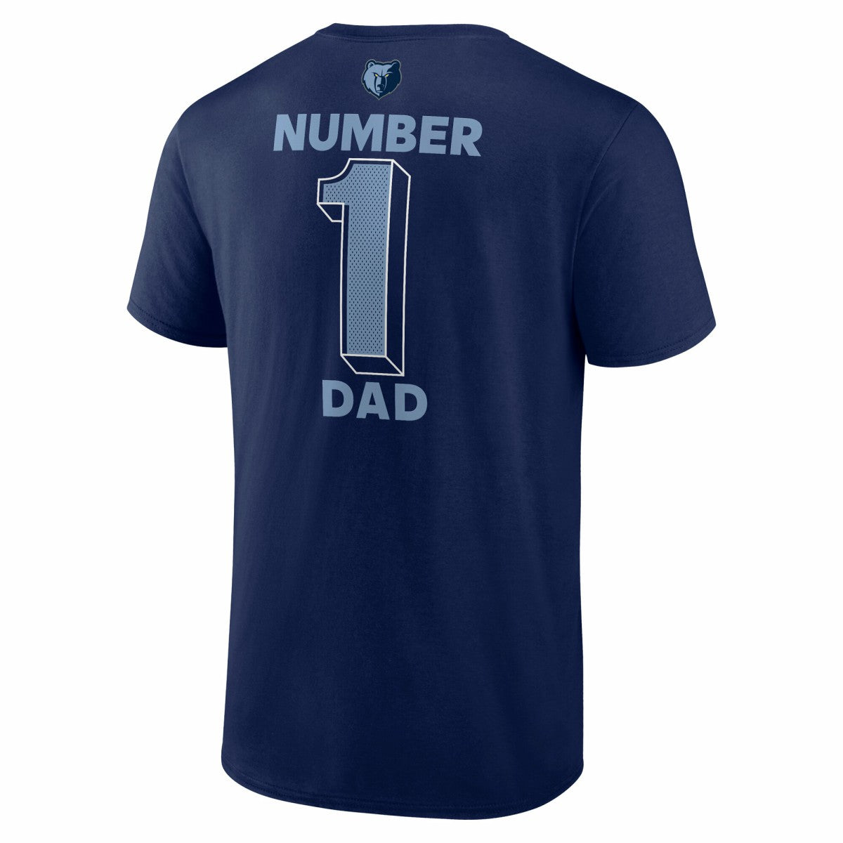 Memphis Grizzlies #1 Dad Jersey T-Shirt - Navy on sale