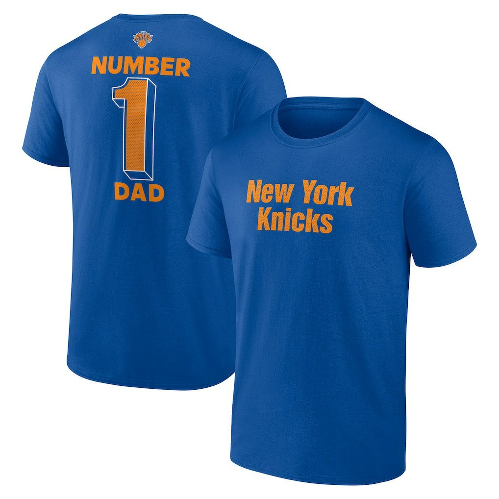 New York Knicks #1 Dad Jersey T-Shirt - Blue cheap