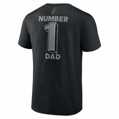 San Antonio Spurs #1 Dad Jersey T-Shirt - Black discount