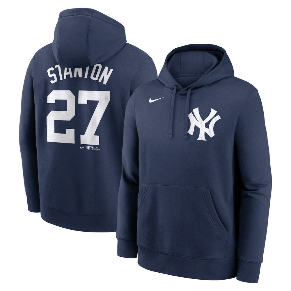 Giancarlo Stanton New York Yankees Player Name & Number Club Fleece Pullover Hoodie - Navy | Nike