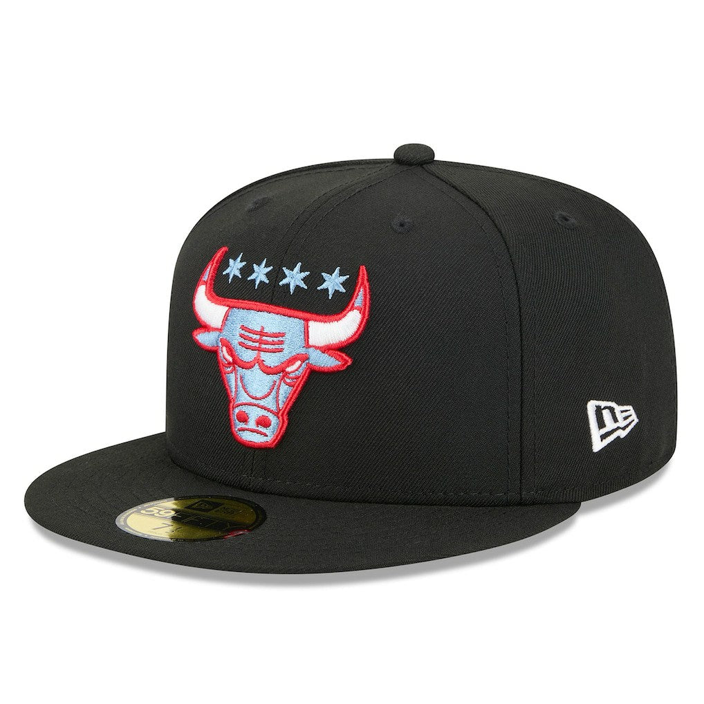 Chicago Bulls 2025/26 City Edition Alternate 59FIFTY Fitted Hat - Black | New Era sale