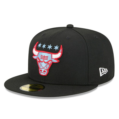 Chicago Bulls 2025/26 City Edition Alternate 59FIFTY Fitted Hat - Black | New Era sale