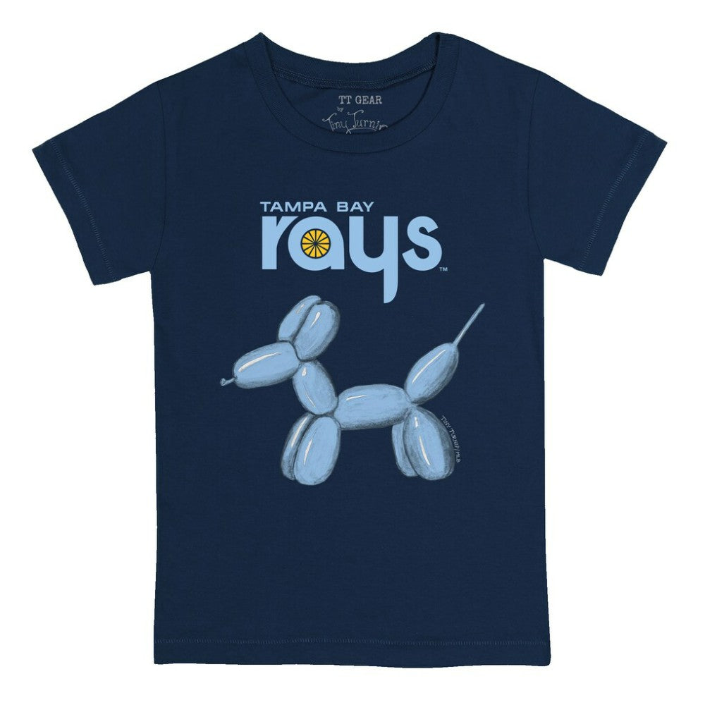 Tampa Bay Rays Tiny Turnip Youth Balloon Dog T-Shirt - Navy