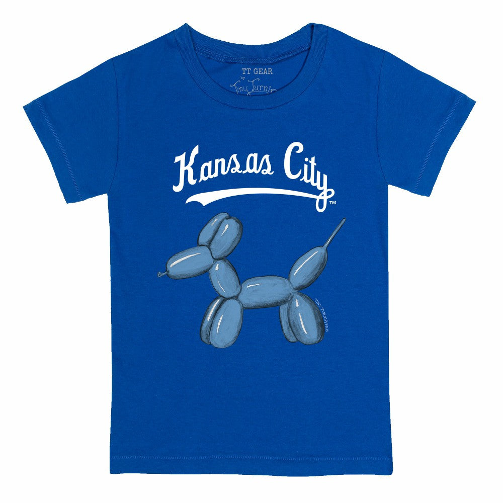 Kansas City Royals Tiny Turnip Youth Balloon Dog T-Shirt - Royal