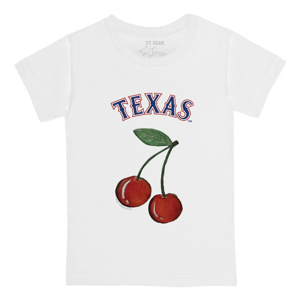 Texas Rangers Tiny Turnip  Youth Cherries T-Shirt - White