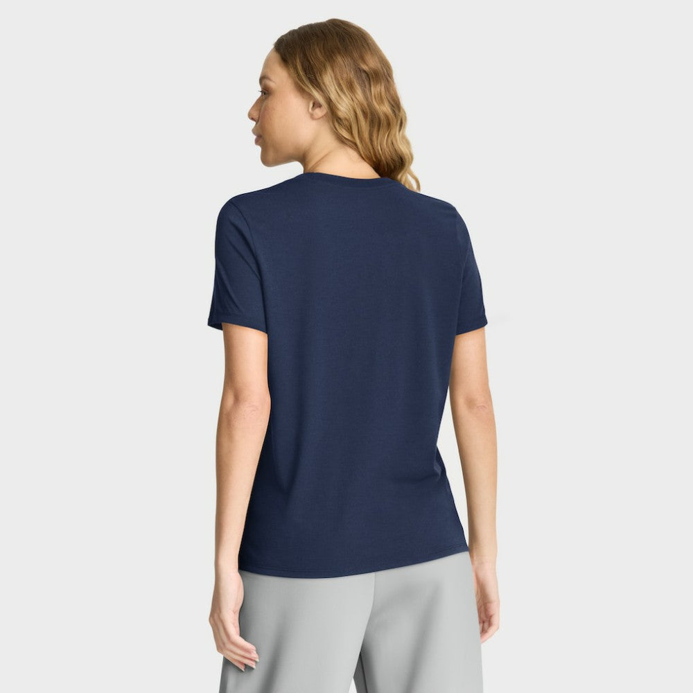 Tampa Bay Rays Women's Authentic Collection Early Work Tri-Blend Dri-FIT T-Shirt - Navy | Nike