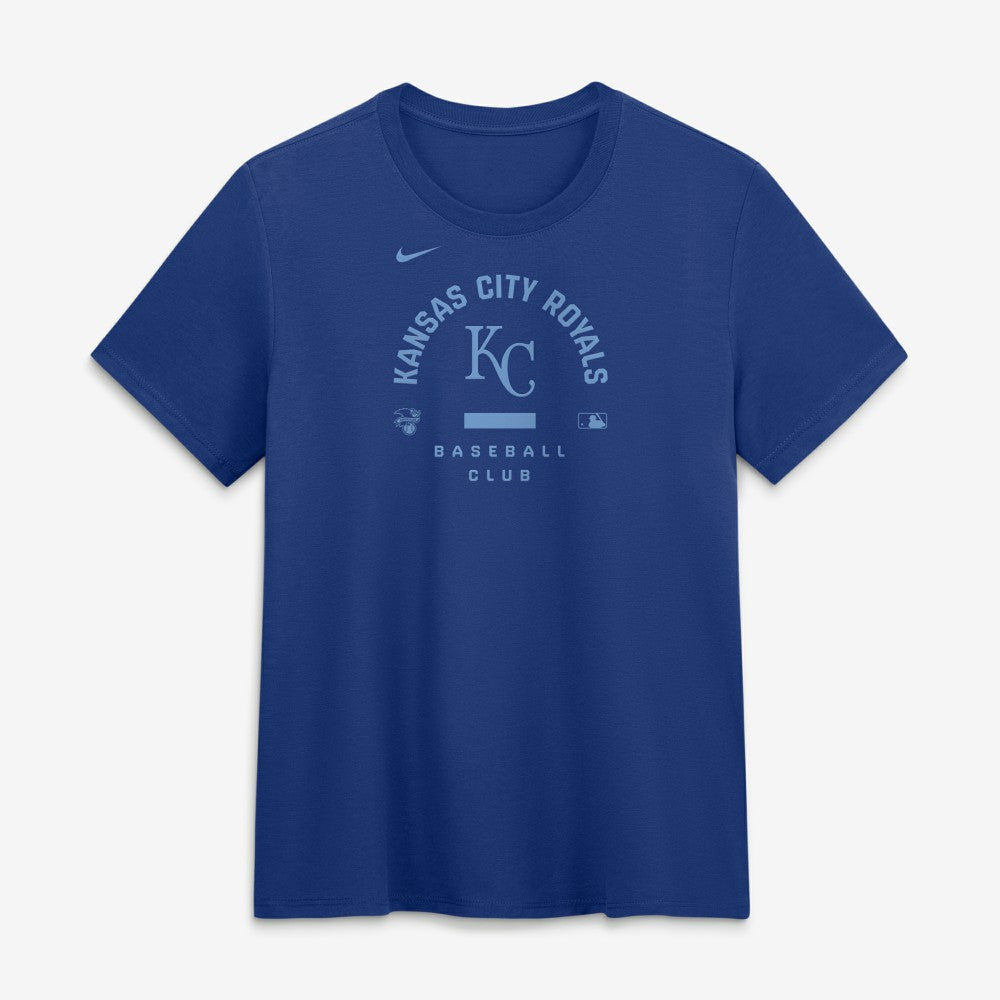Kansas City Royals Women's Authentic Collection Early Work Tri-Blend Dri-FIT T-Shirt - Royal | Nike