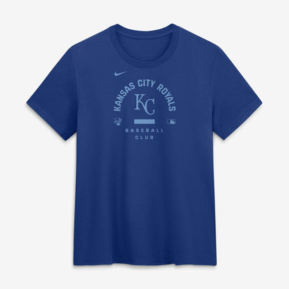 Kansas City Royals Women's Authentic Collection Early Work Tri-Blend Dri-FIT T-Shirt - Royal | Nike