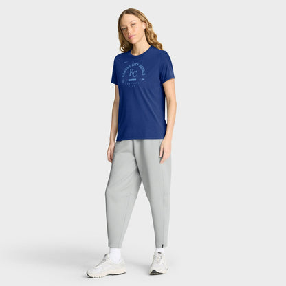 Kansas City Royals Women's Authentic Collection Early Work Tri-Blend Dri-FIT T-Shirt - Royal | Nike