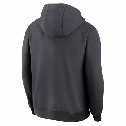 New York Yankees Authentic Collection Player Raglan Dri-FIT Full-Zip Hoodie - Anthracite | Nike