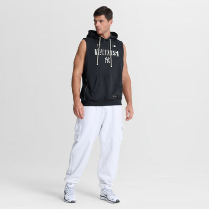 New York Yankees Authentic Collection Standard Issue Dri-FIT Sleeveless Hoodie - Navy | Nike