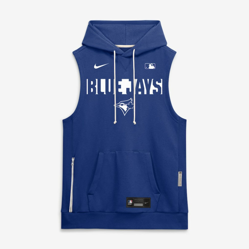Toronto Blue Jays Authentic Collection Standard Issue Dri-FIT Sleeveless Hoodie - Royal | Nike