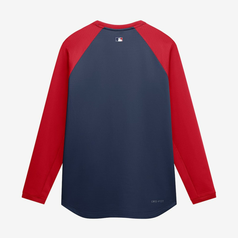 St. Louis Cardinals Authentic Collection Raglan Dri-FIT Sweatshirt - Navy | Nike