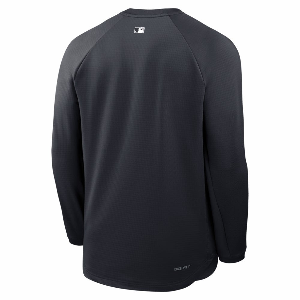 New York Yankees Authentic Collection Raglan Dri-FIT Sweatshirt - Navy | Nike