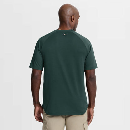 Athletics Authentic Collection Batting Practice Pre-Game Raglan Dri-FIT Top - Green | Nike