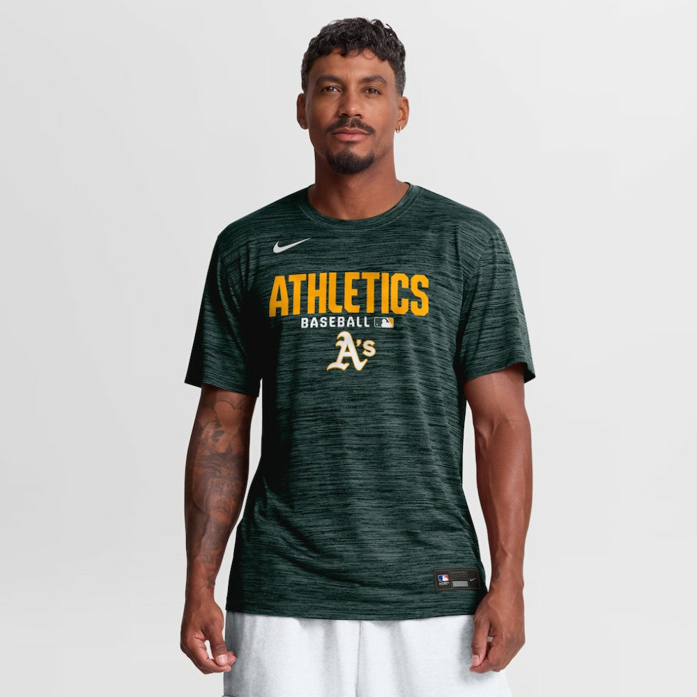 Athletics Authentic Collection Velocity Dri-FIT T-Shirt - Green | Nike