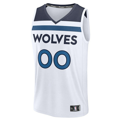 Minnesota Timberwolves Fastbreak Custom Jersey - Association Edition - White | Fanatics for sale