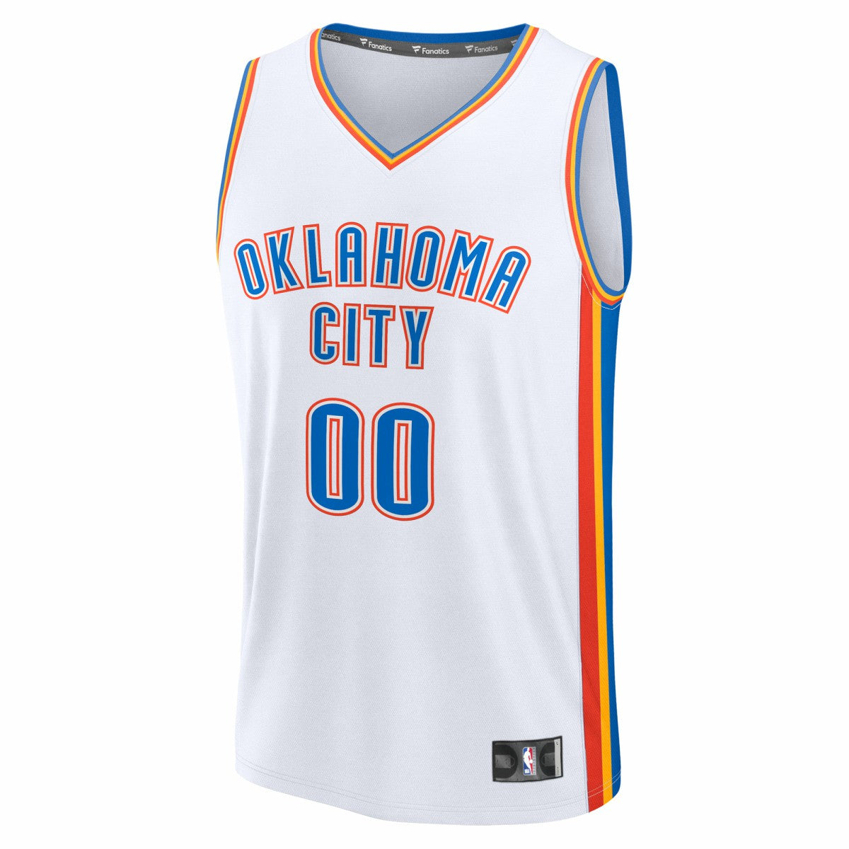Oklahoma City Thunder Fast Break Custom Jersey - Association Edition - White | Fanatics sale