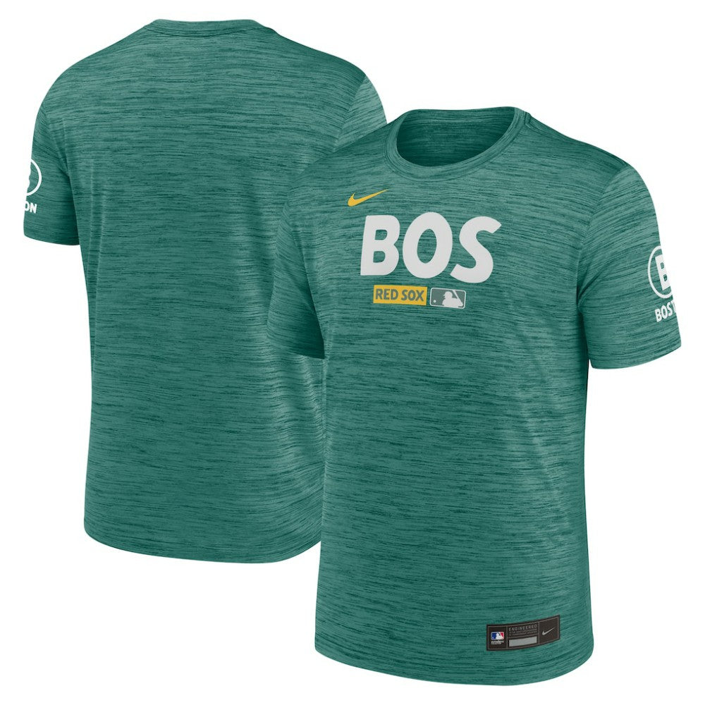 Boston Red Sox Authentic Collection City Connect Velocity Dri-FIT T-Shirt - Green | Nike