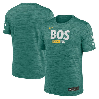 Boston Red Sox Authentic Collection City Connect Velocity Dri-FIT T-Shirt - Green | Nike