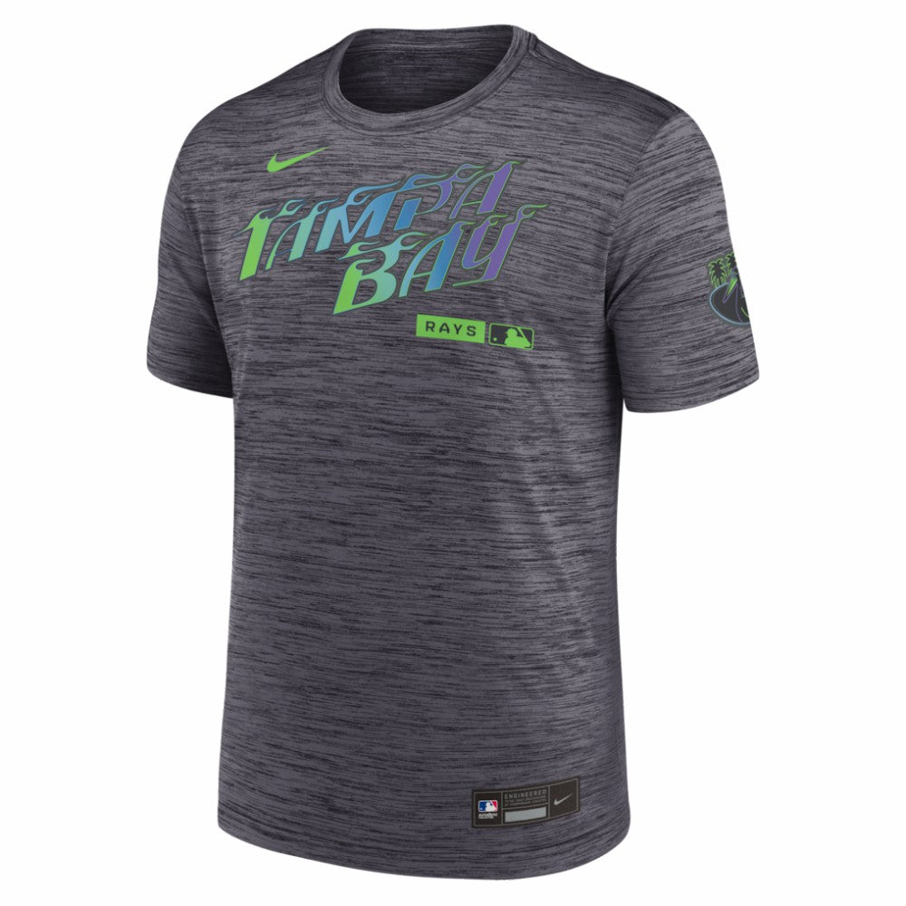 Tampa Bay Rays Authentic Collection City Connect Velocity Dri-FIT T-Shirt - Black | Nike
