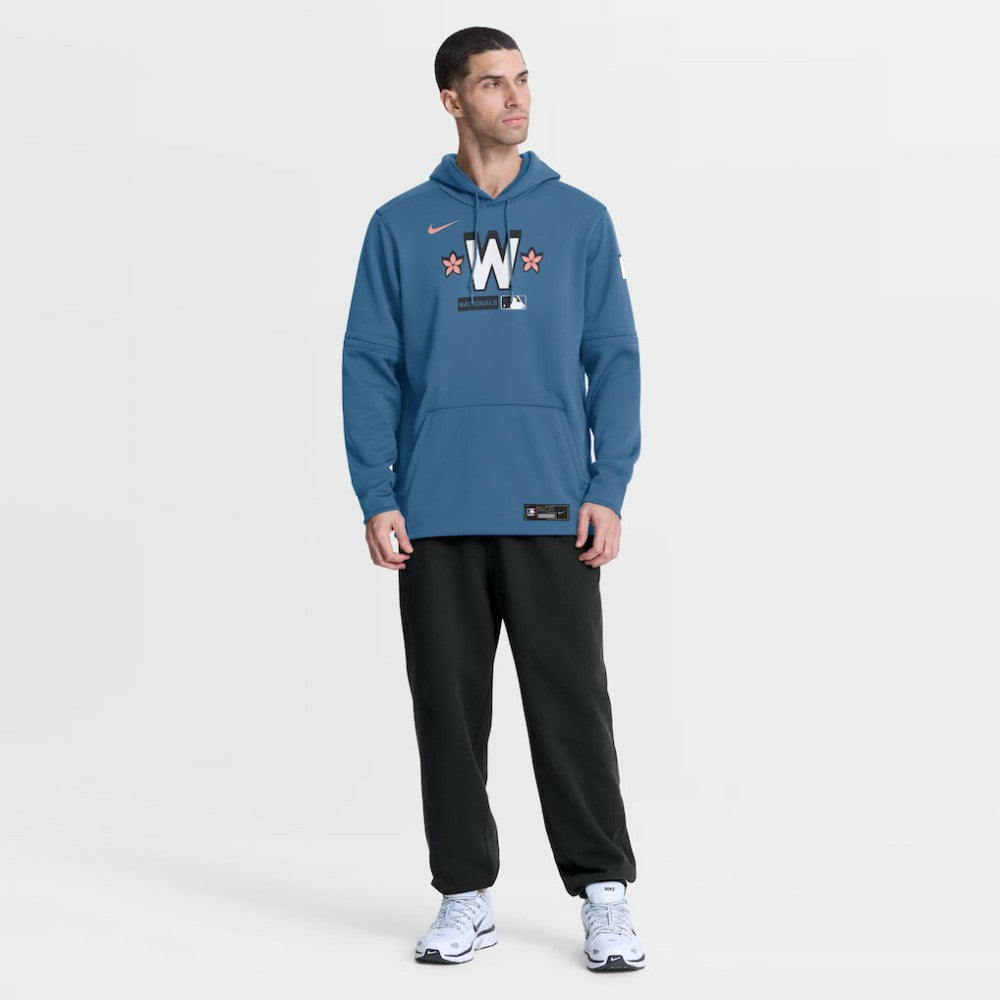 Washington Nationals Authentic Collection City Connect Therma-FIT Hoodie - Blue | Nike