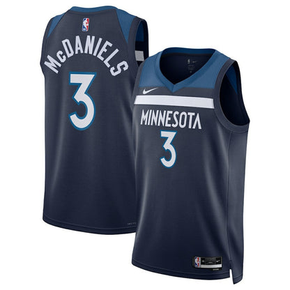 Jaden McDaniels Minnesota Timberwolves Unisex Swingman Jersey - Icon Edition - Navy | Nike shop
