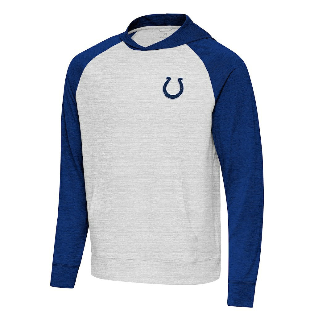 Indianapolis Colts Antigua Urgent Pullover Hoodie - Royal/Gray outlet