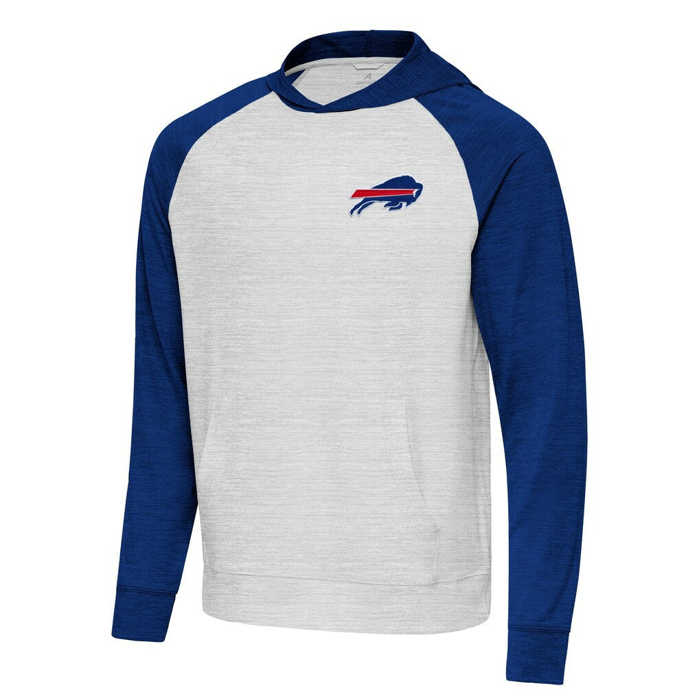 Buffalo Bills Antigua Urgent Pullover Hoodie - Royal/Gray cheap
