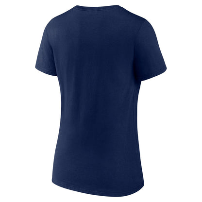 Minnesota Timberwolves Women's '90s Graphic V-Neck T-Shirt - Navy discount