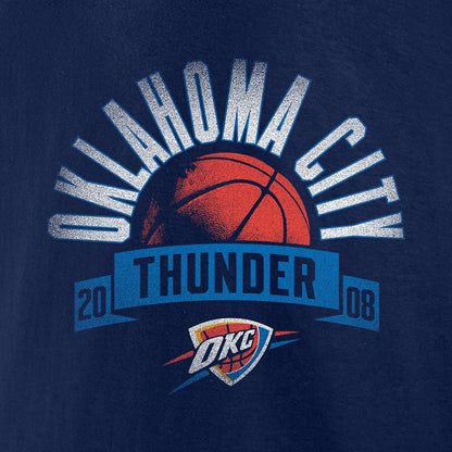 Oklahoma City Thunder Women's '90s Graphic V-Neck T-Shirt - Navy outlet