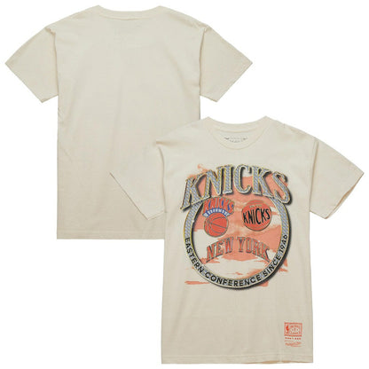 New York Knicks Big & Tall Hardwood Classics Crown Jewels T-Shirt - White | Mitchell & Ness cheap