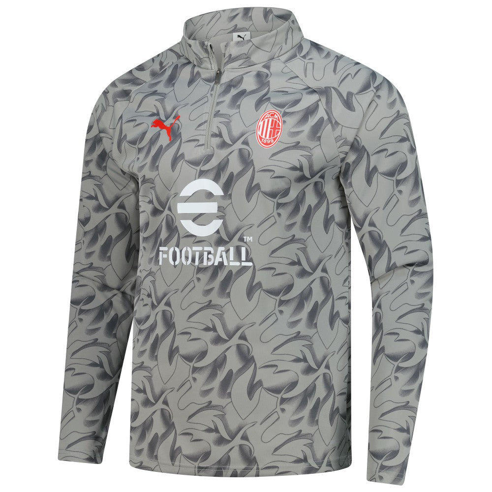 AC Milan 2025/26 Pre-Match dryCell Quarter-Zip Top - Gray | Puma sale