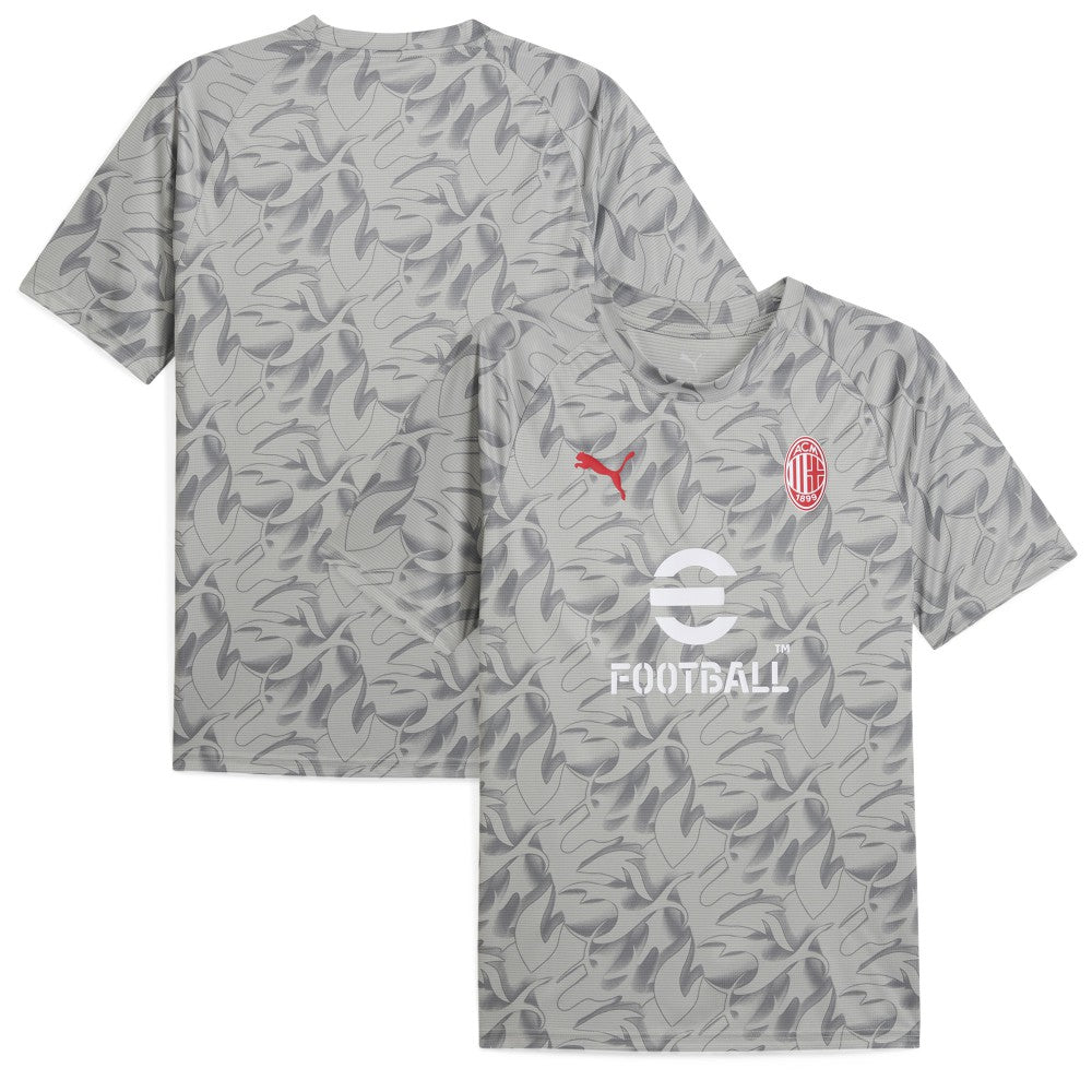 AC Milan 2025/26 Pre-Match Training Jersey - Gray | Puma on sale