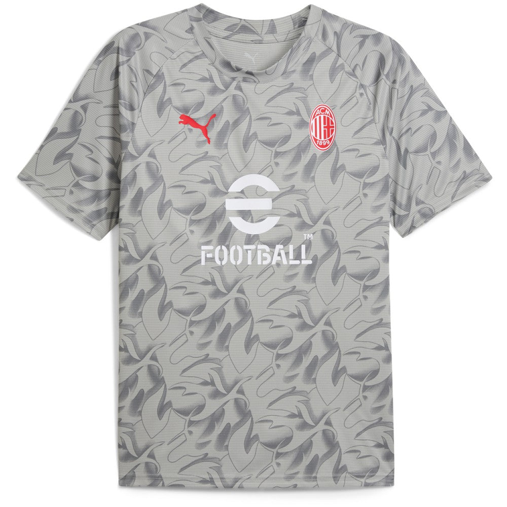 AC Milan 2025/26 Pre-Match Training Jersey - Gray | Puma on sale