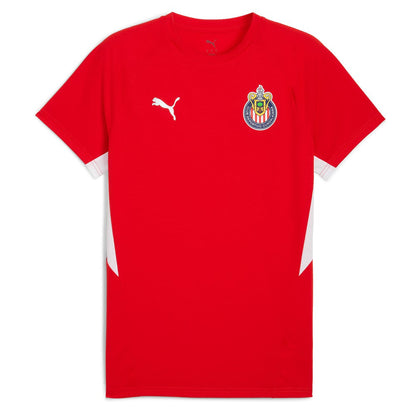 Chivas 2025/26 Evostripe Raglan T-Shirt - Red | Puma for sale