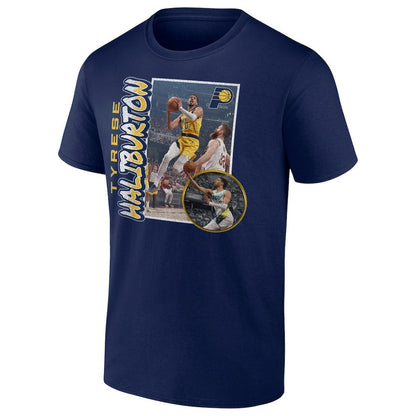 Tyrese Haliburton Indiana Pacers '90s Player Graphic T-Shirt - Navy shop