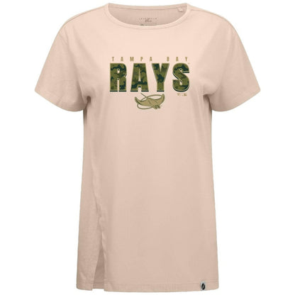 Tampa Bay Rays Levelwear Women's Influx Protect W T-Shirt - Khaki