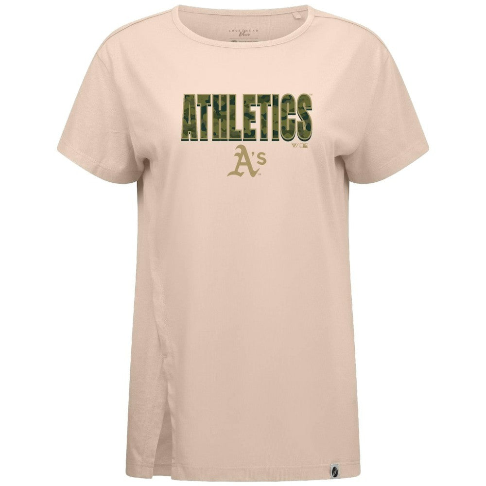 Athletics Levelwear Women's Influx Protect W T-Shirt - Khaki