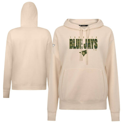 Toronto Blue Jays Levelwear Women's Adorn Protect W Pullover Hoodie - Khaki