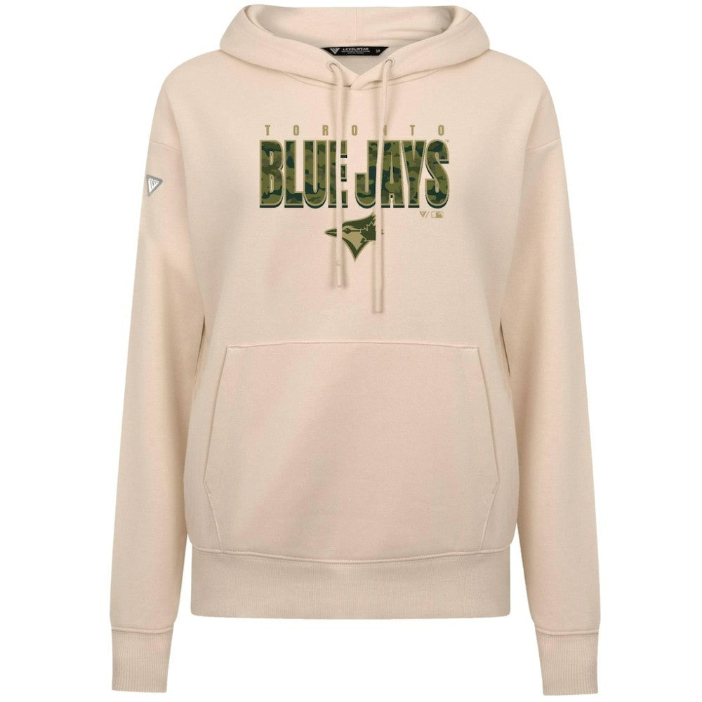 Toronto Blue Jays Levelwear Women's Adorn Protect W Pullover Hoodie - Khaki
