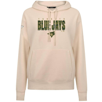 Toronto Blue Jays Levelwear Women's Adorn Protect W Pullover Hoodie - Khaki