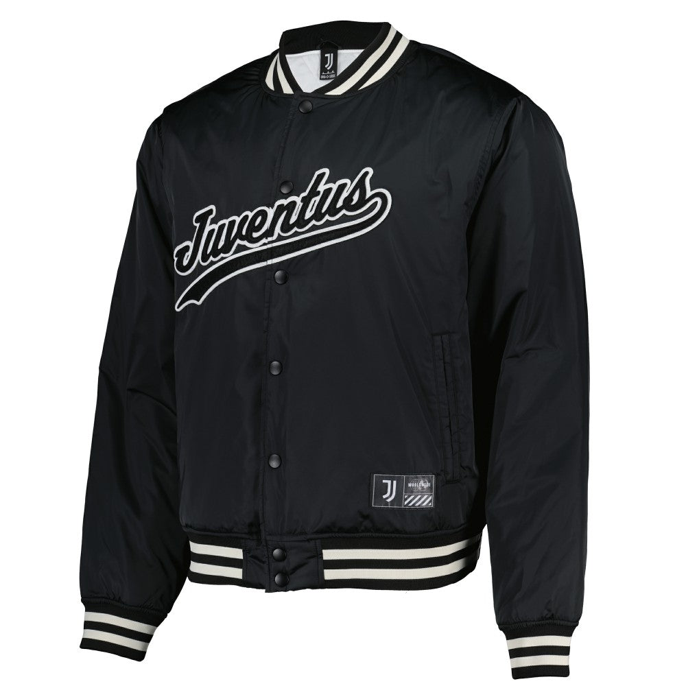 Juventus Collegiate Sateen Full-Snap Jacket - Black | Fanatics for sale
